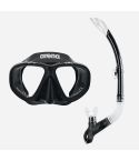 Arena Premium Schnorchel Set schwarz