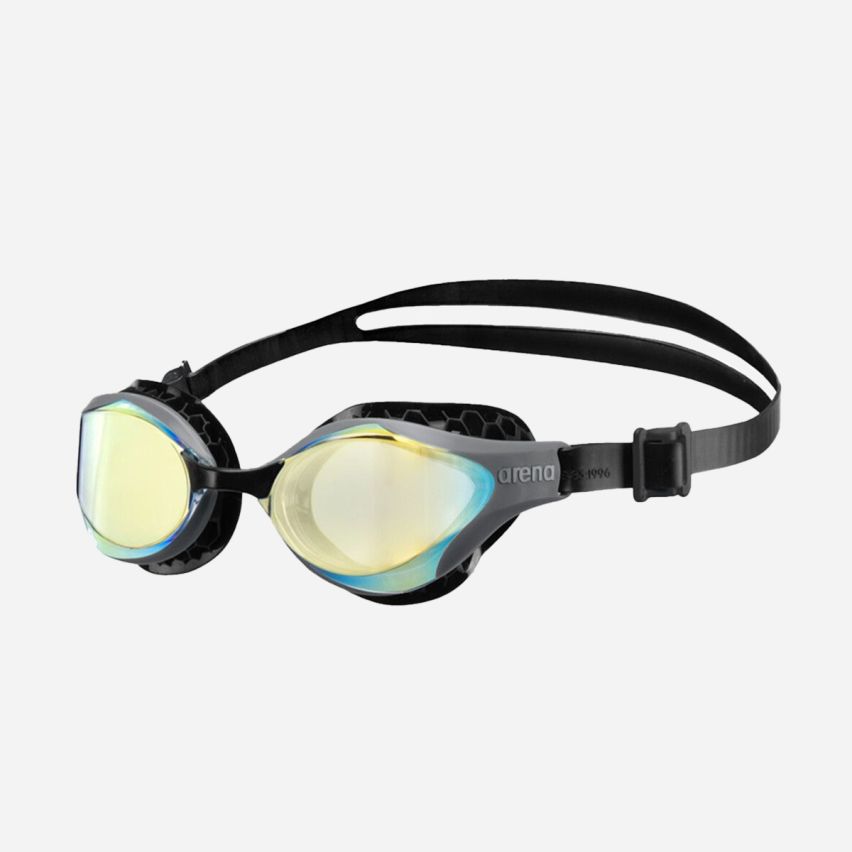 Arena Schwimmbrille Air-Bold Swipe aqua/dark grey gespiegelt