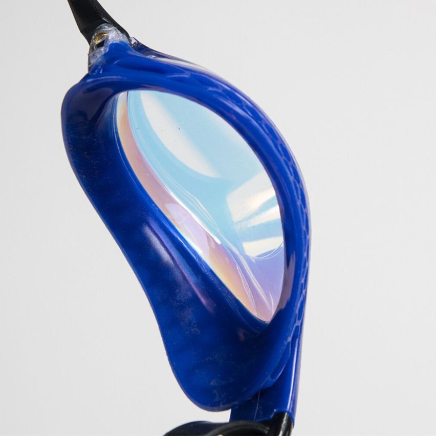 Arena Schwimmbrille Air-Speed yellow copper/blue gespiegelt