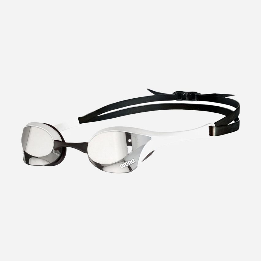 Arena Schwimmbrille Cobra Ultra Swipe silver/white gespiegelt