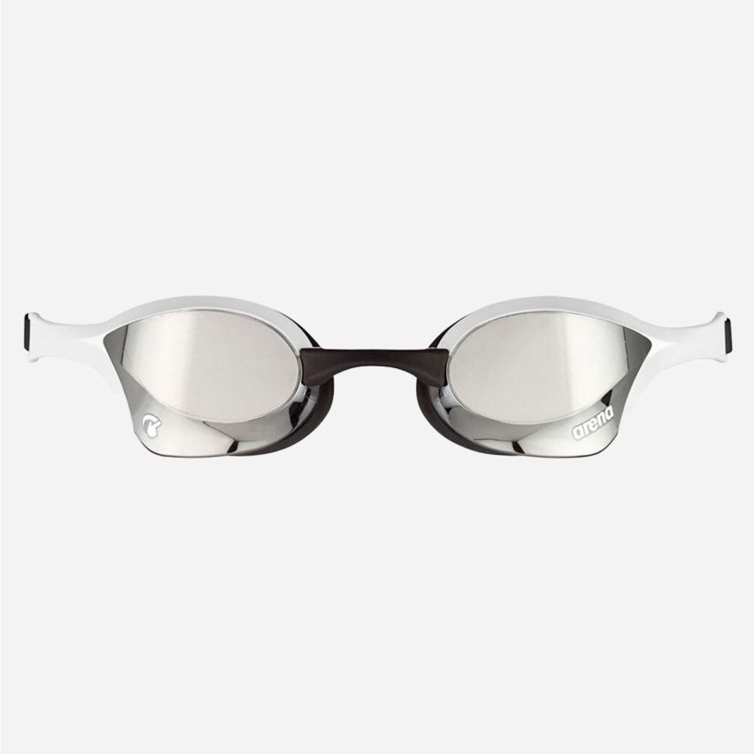 Arena Schwimmbrille Cobra Ultra Swipe silver/white gespiegelt