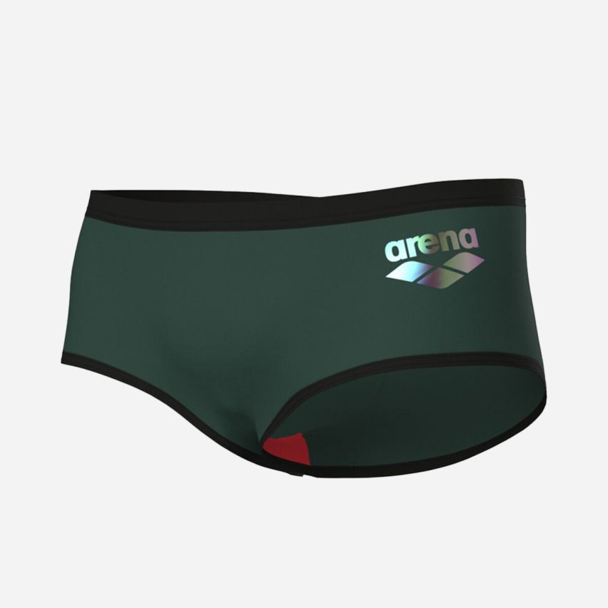 Arena Men One Low Waist Short Big Logo dark sage