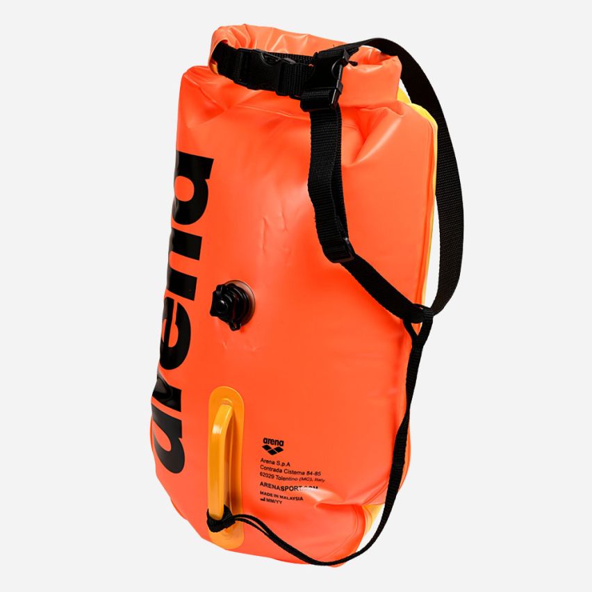 Arena Open Water Buoy Trockenbeutel-Schwimmboje orange