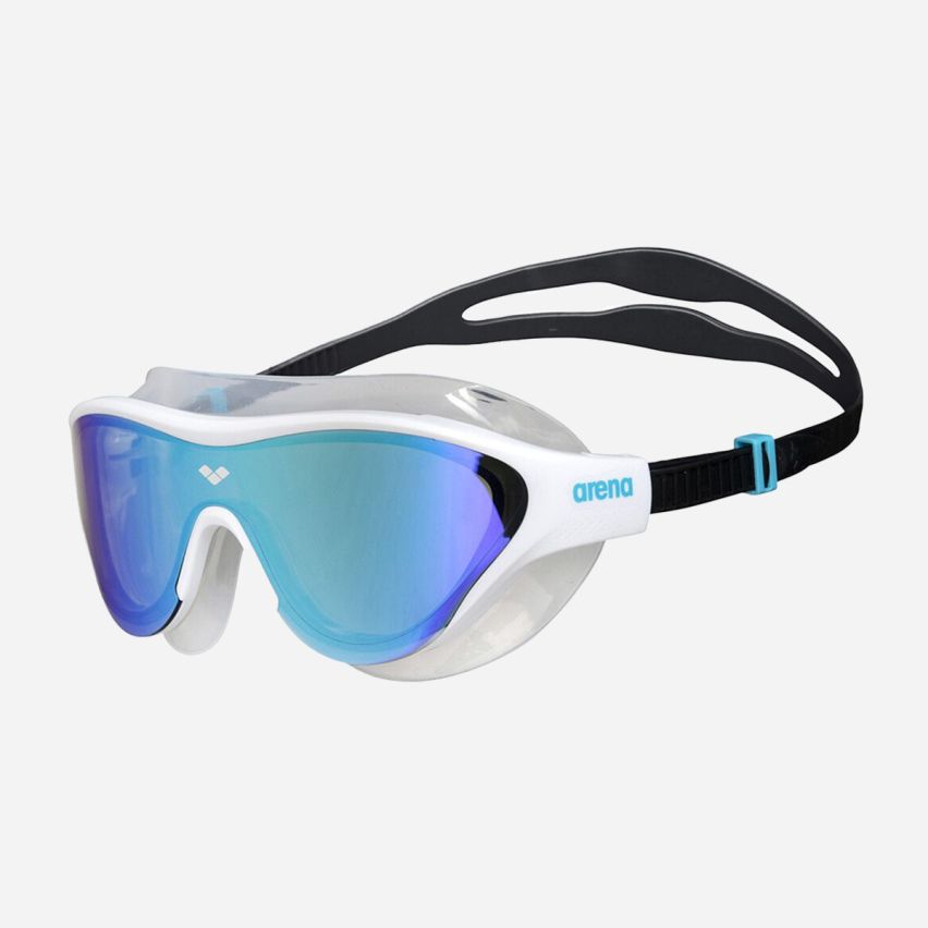 Arena Schwimmbrille The One Mask blue/white gespiegelt
