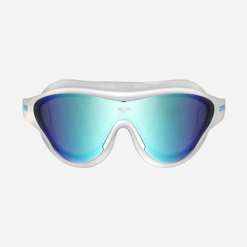 Arena Schwimmbrille The One Mask blue/white gespiegelt