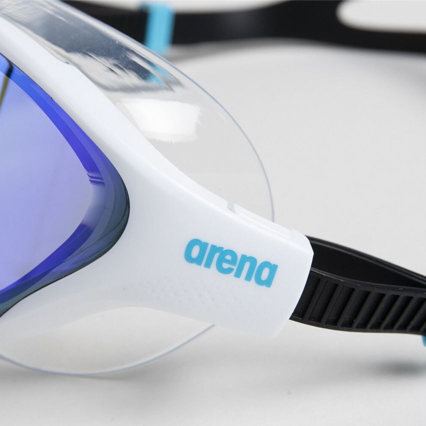 Arena Schwimmbrille The One Mask blue/white gespiegelt