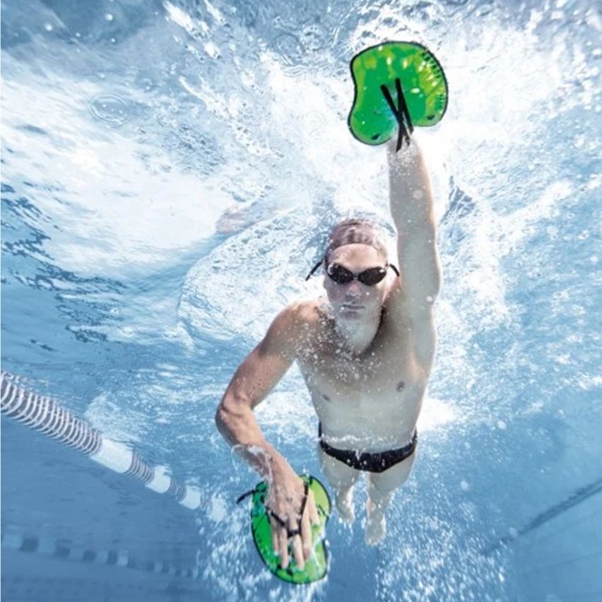 Arena Hand Paddle Vortex Evolution plum