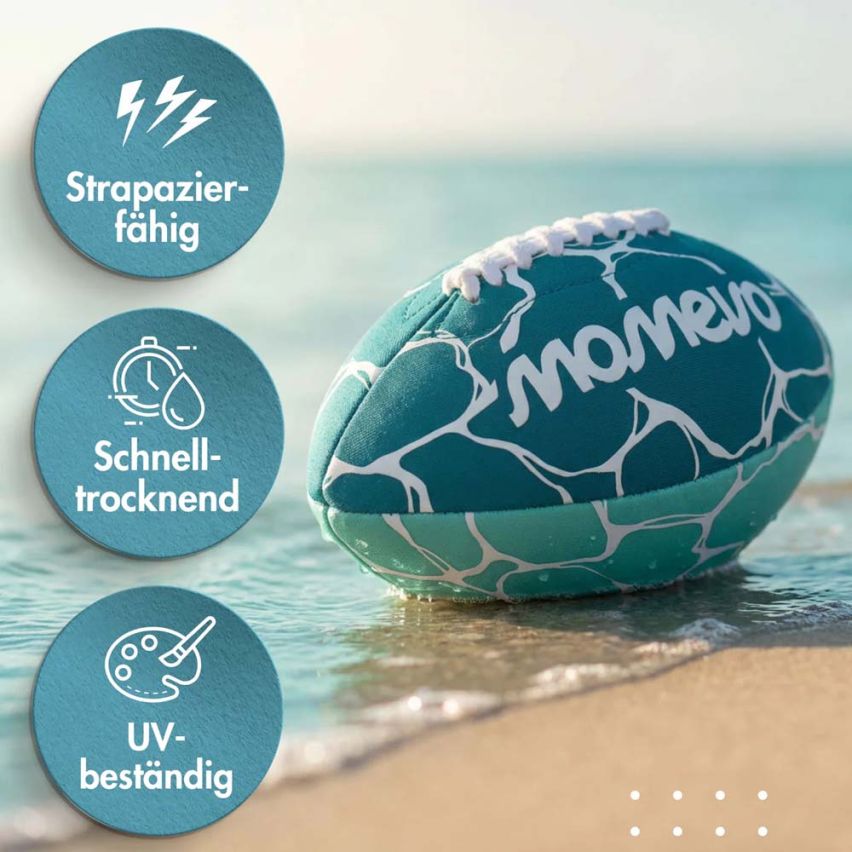 momevo weicher American Football BeachBuddy Egg aus Neopren