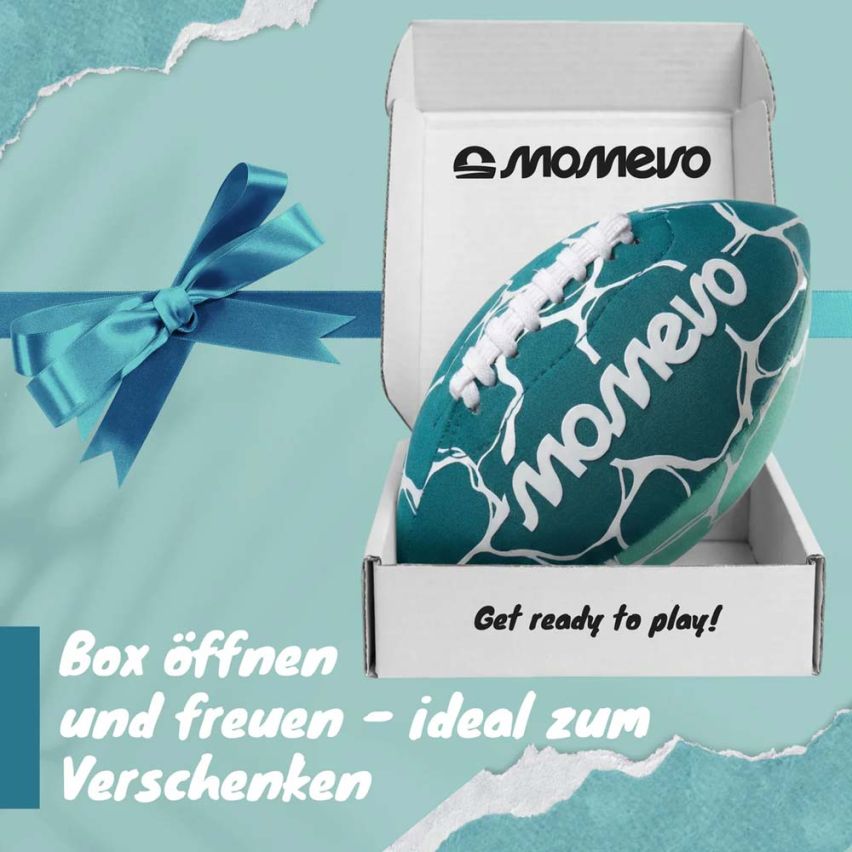 momevo weicher American Football BeachBuddy Egg aus Neopren