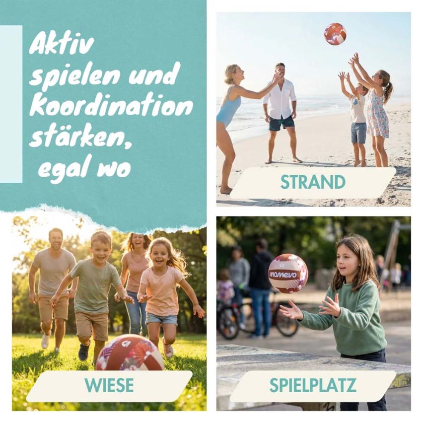 momevo Kinderball Beachbuddy Neopren hawaii (Grösse 5)