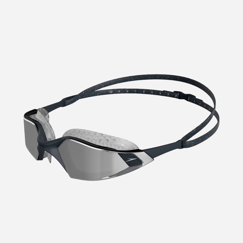 Speedo Schwimmbrille Aquapulse Pro oxid grey/silver gespiegelt
