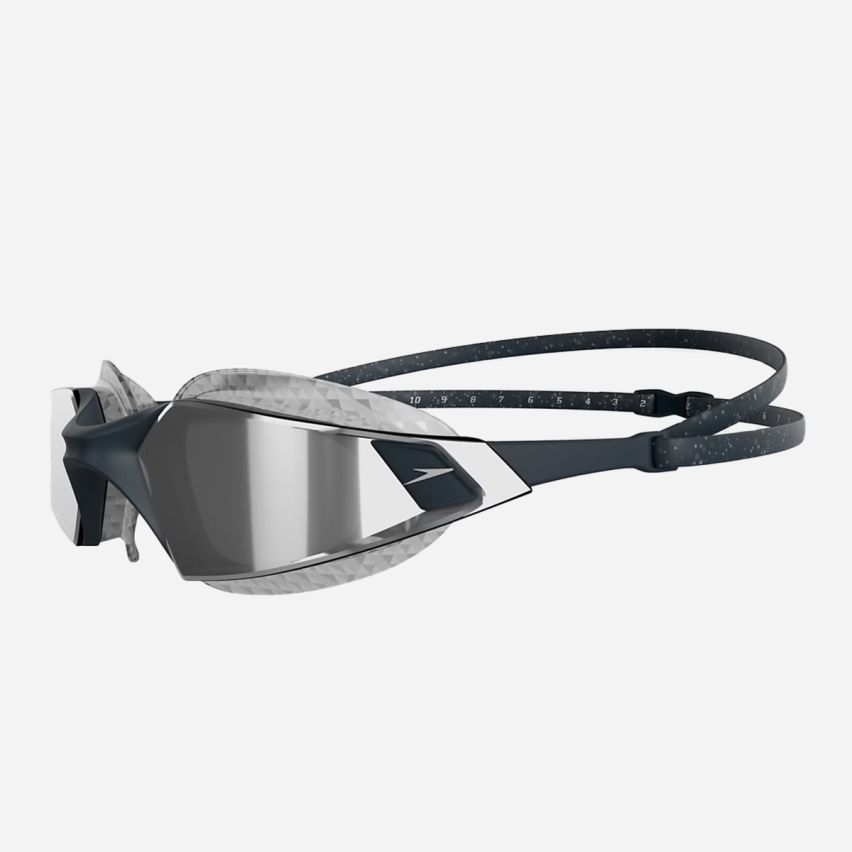 Speedo Schwimmbrille Aquapulse Pro oxid grey/silver gespiegelt