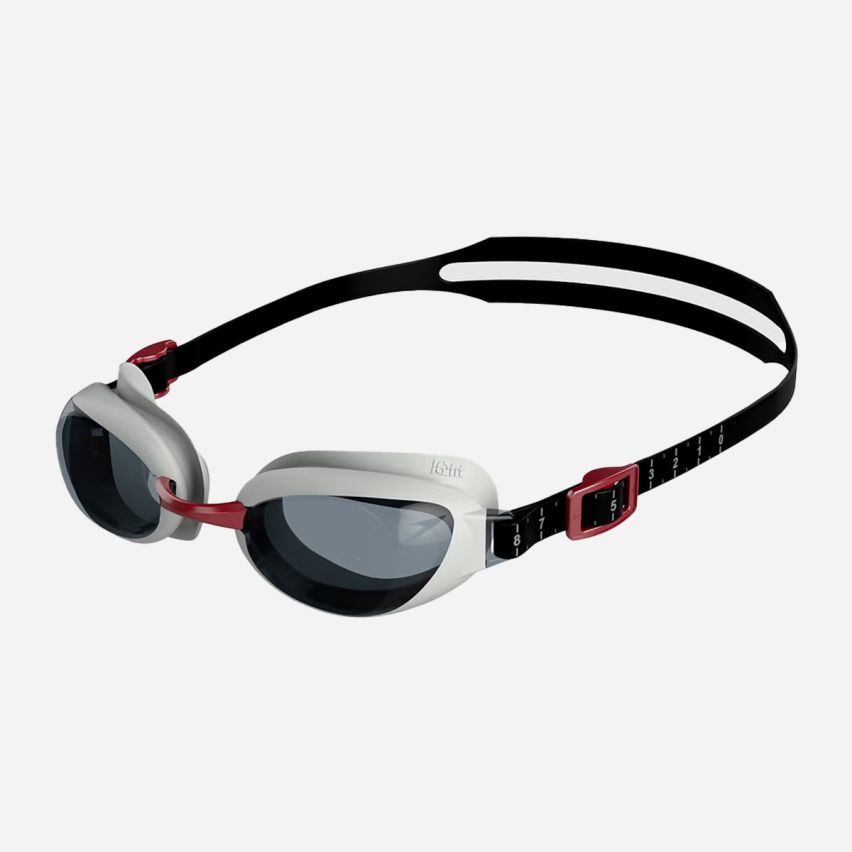 Speedo Schwimmbrille Aquapure black/white/red