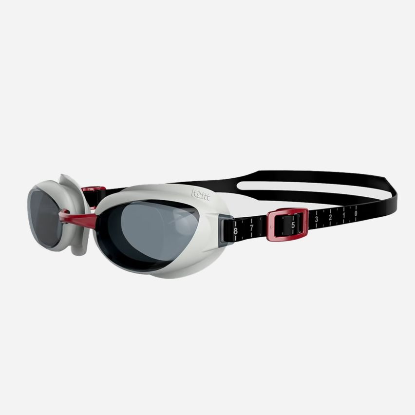 Speedo Schwimmbrille Aquapure black/white/red