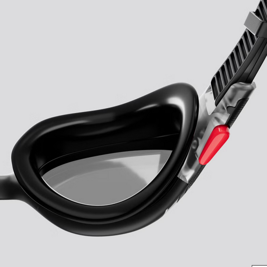 Speedo Schwimmbrille Biofuse 2.0 white/red