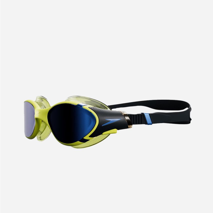Speedo Schwimmbrille Biofuse 2.0 black/hyper gespiegelt