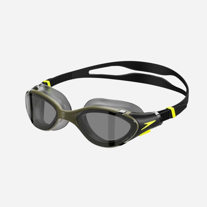 Speedo Schwimmbrille Biofuse 2.0 olive/black polarisiert
