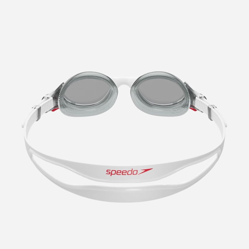 Speedo Schwimmbrille Biofuse 2.0 white/red