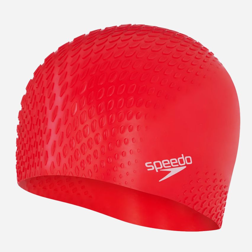 Speedo Badekappe Bubble Active red