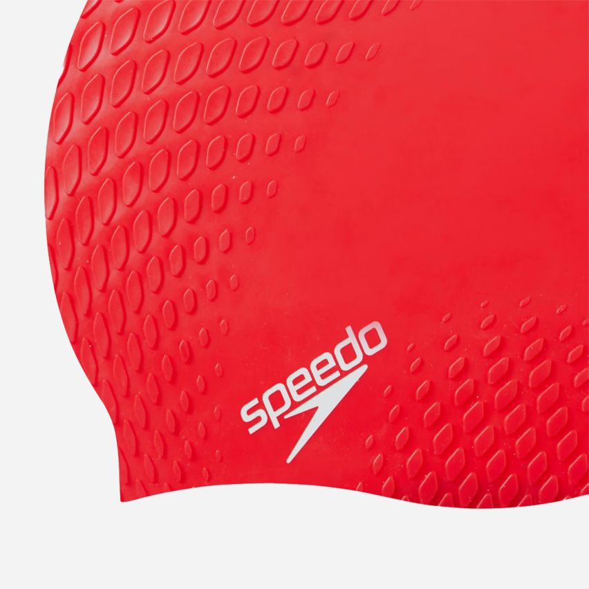 Speedo Badekappe Bubble Active red