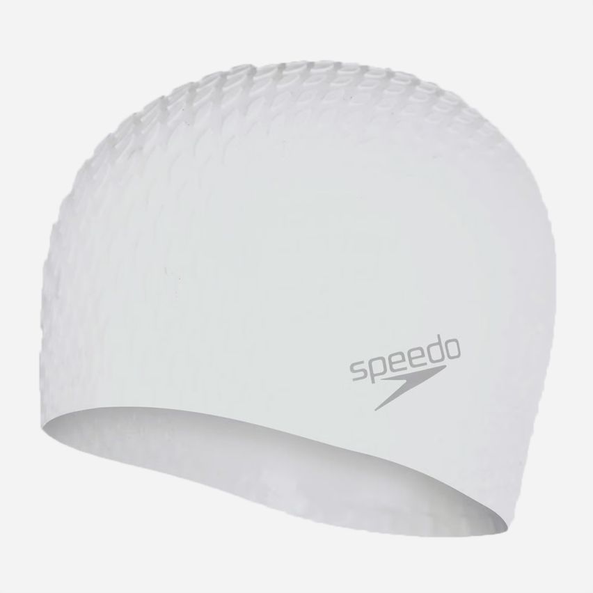 Speedo Badekappe Bubble Active white