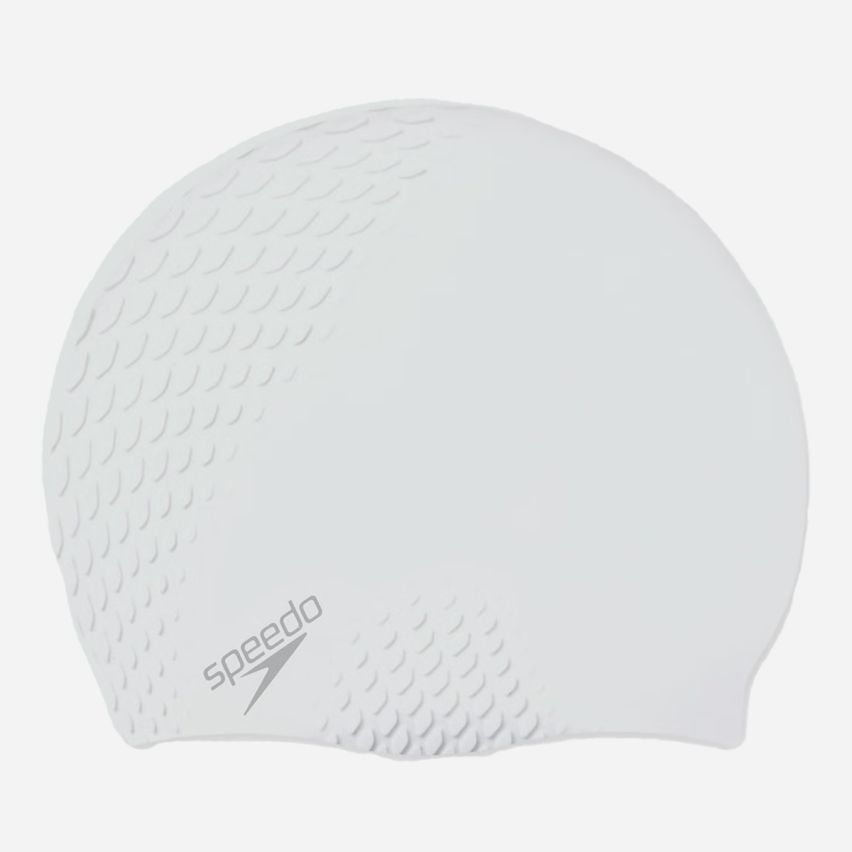 Speedo Badekappe Bubble Active white
