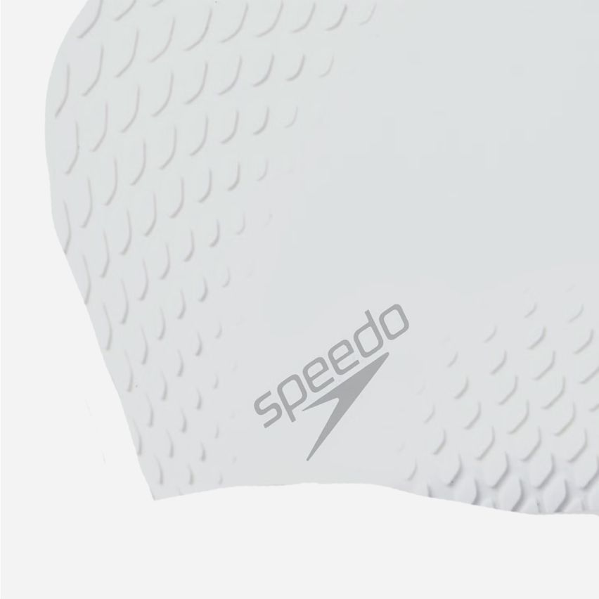 Speedo Badekappe Bubble Active white