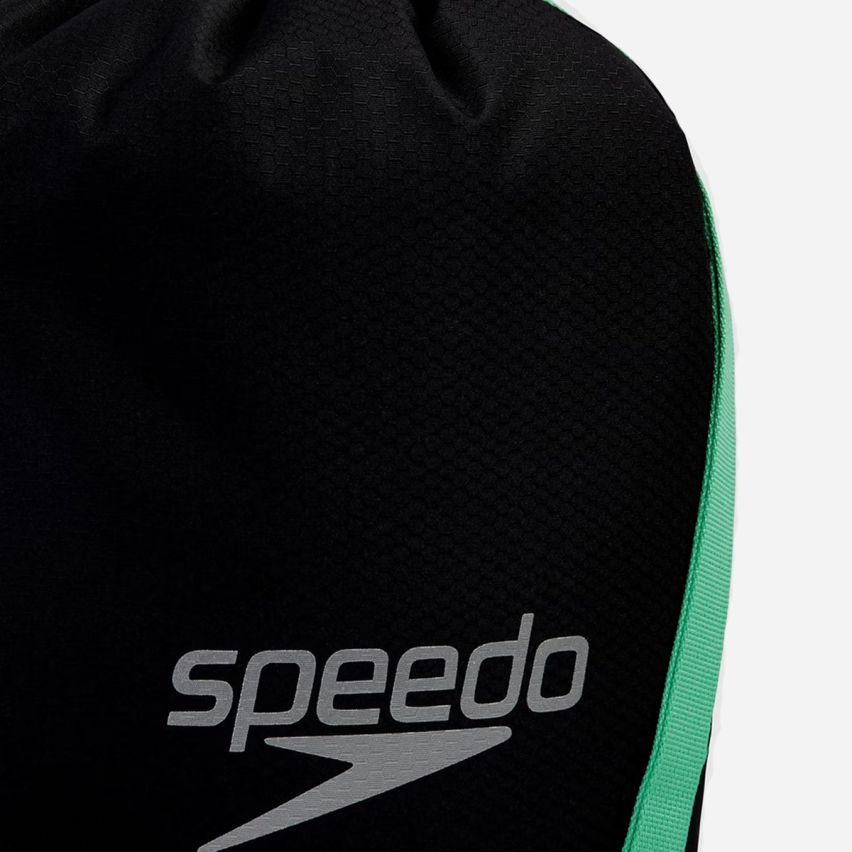 Speedo Pooltasche black/green glow