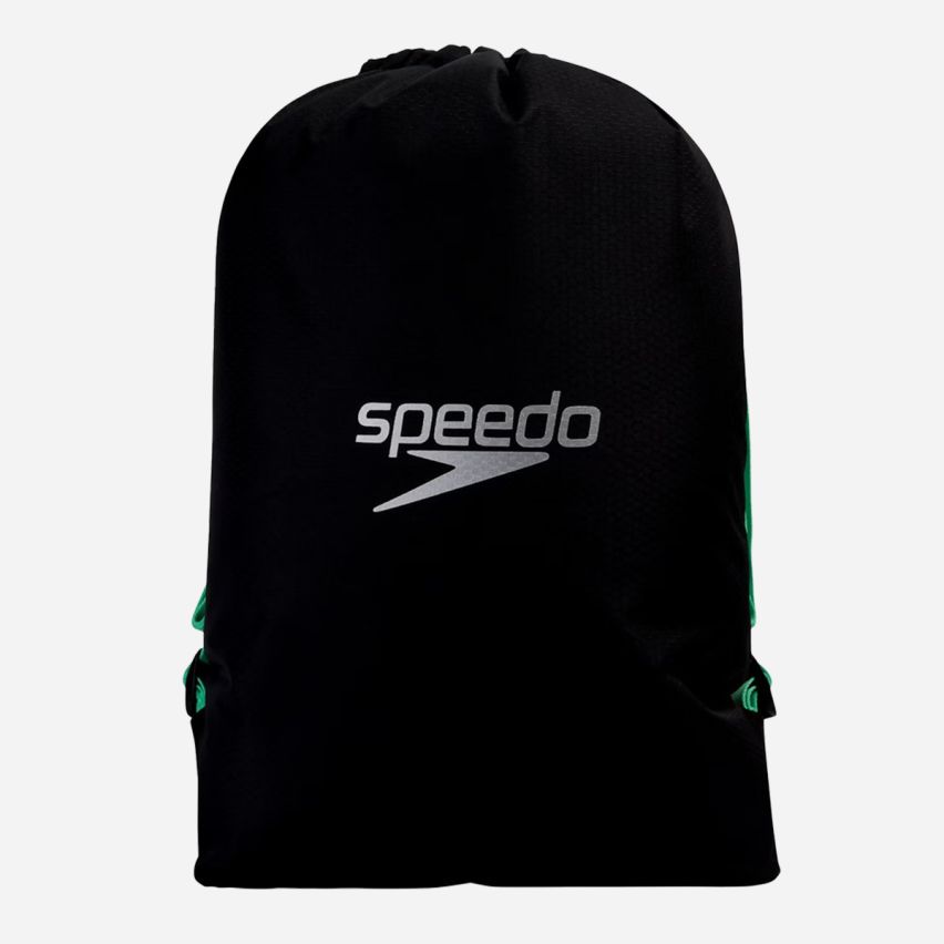 Speedo Pooltasche black/green glow