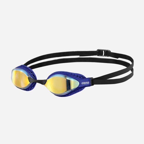 Arena Schwimmbrille Air-Speed yellow copper/blue gespiegelt