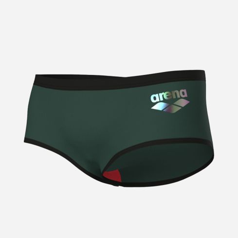 Arena Men One Low Waist Short Big Logo dark sage