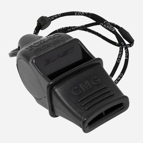 Fox40 Pfeife SONIK BLAST CMG black mit Pfeifenschnur
