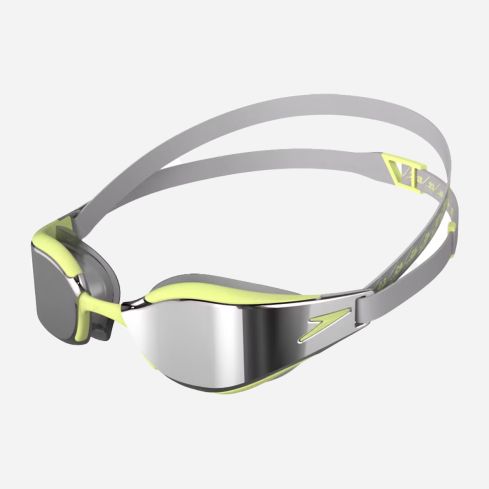 Speedo Schwimmbrille Fastskin Hyper Elite shark grey/spritz gespiegelt