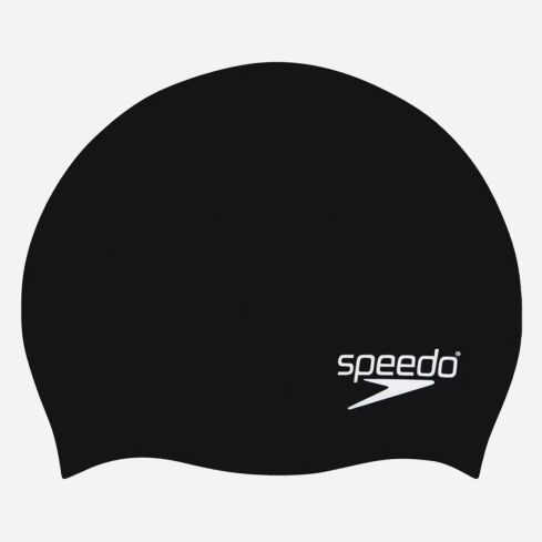 Speedo Badekappe Junior schwarz