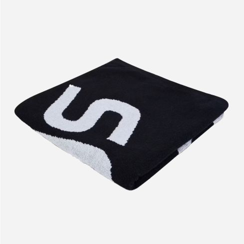 Speedo Logo Handtuch black/white 70cm x 140cm